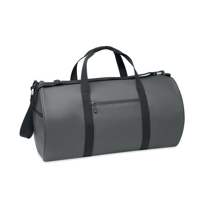 Sac de sport publicitaire 600D RPET Bangkok gris pierre